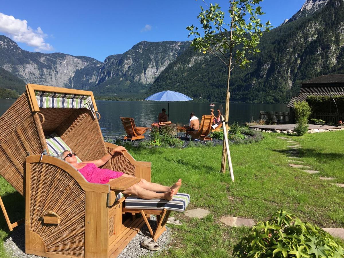 Glueck Am See - Apartment Mit Seezugang Hallstatt Luaran gambar