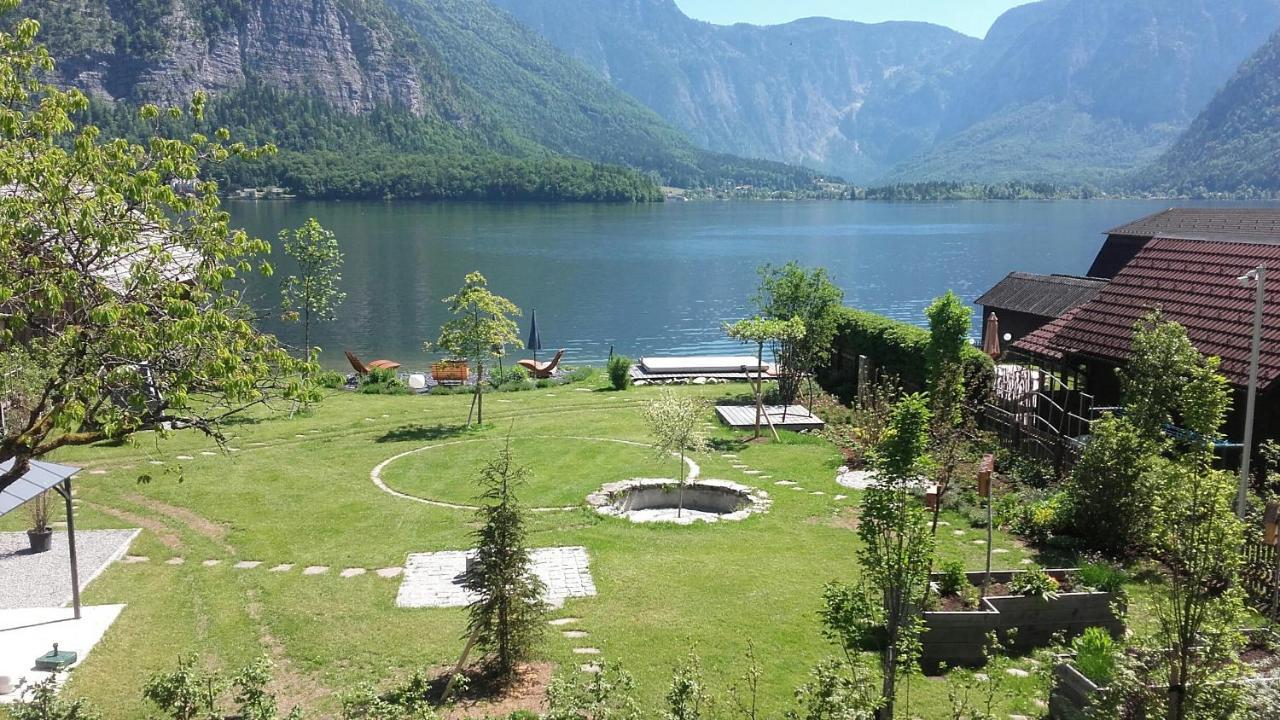 Glueck Am See - Apartment Mit Seezugang Hallstatt Luaran gambar