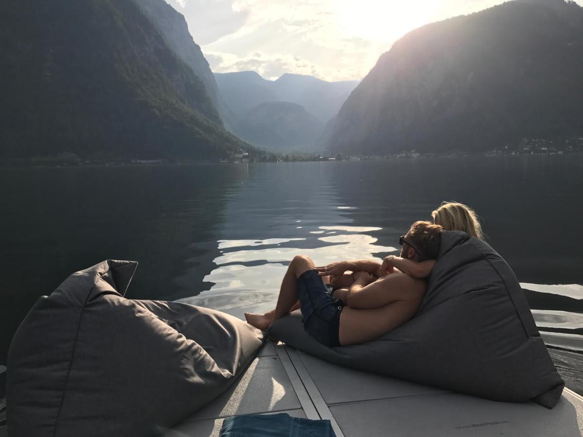 Glueck Am See - Apartment Mit Seezugang Hallstatt Luaran gambar