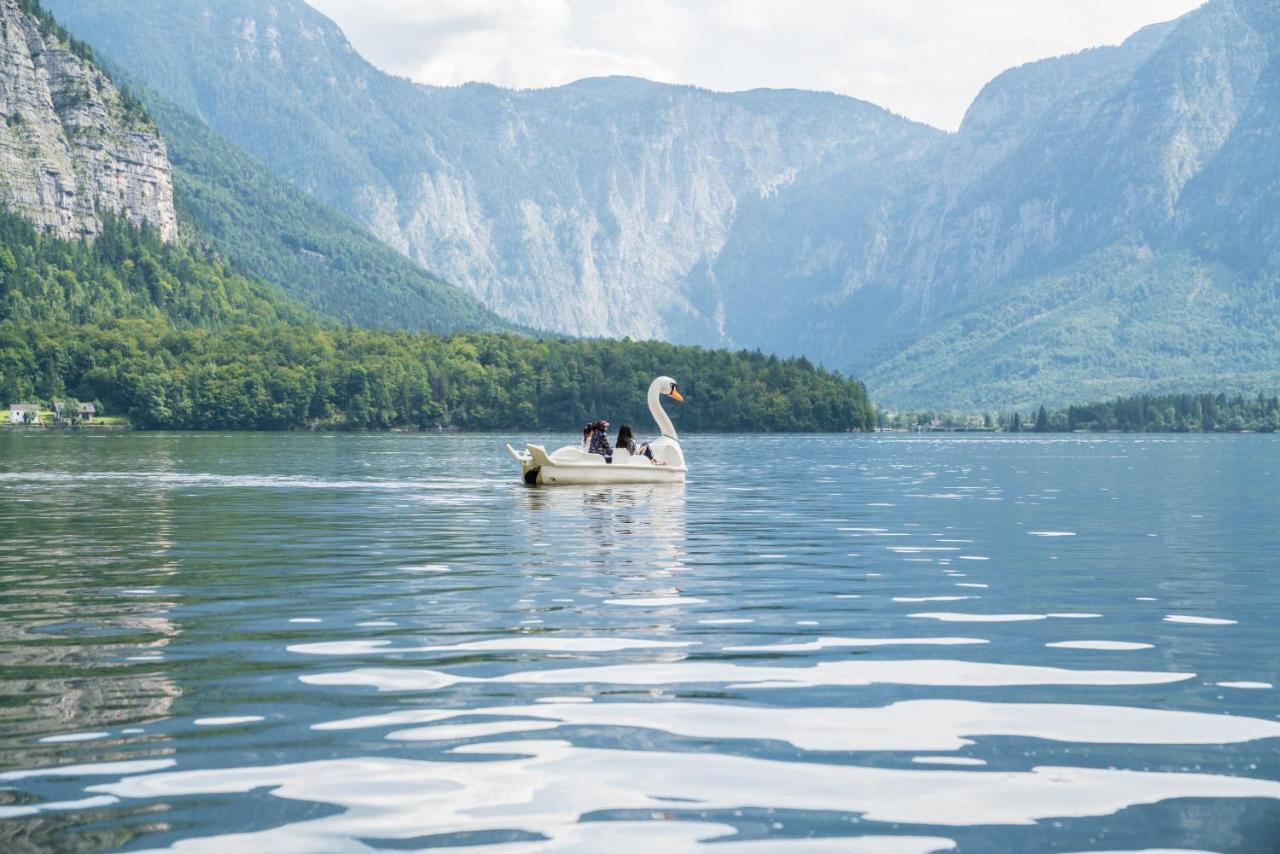 Glueck Am See - Apartment Mit Seezugang Hallstatt Luaran gambar